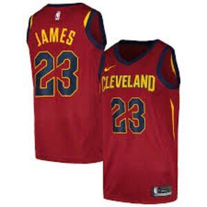 Nike Cleveland Cavs Lebron James #23 NBA Swingman Jersey Mens Small 36